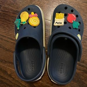 Boys Size 11 Crocs with Jibbitz